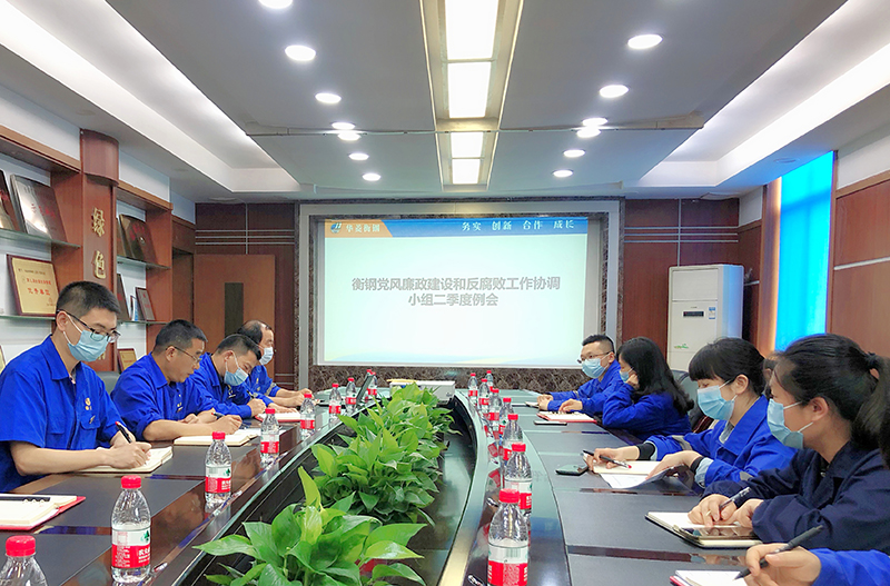 公司召開(kāi)二季度黨風(fēng)廉政建設和反腐敗工作協(xié)調小組會(huì )議