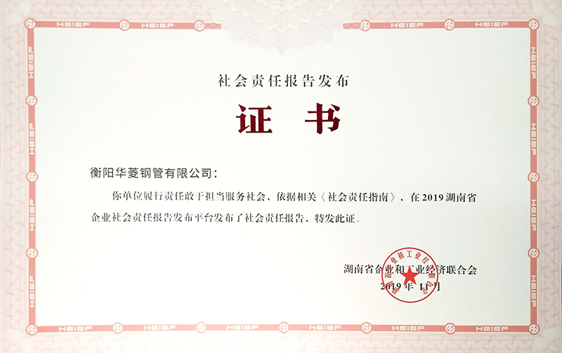 衡鋼社會(huì )責任報告首次在省級平臺發(fā)布